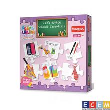 FUNSKOOL Play And Learn Let's Write School Essentials Puzzle For Kids