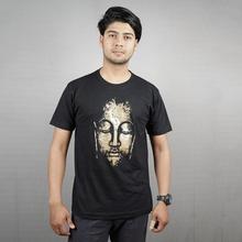 Men's Mask Buddha Printed T-shirt