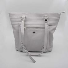 David Jones 5537-6 Creamy Grey Meduim Tote Bag Handbag For Women