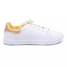 Goldstar White / Golden Sports Shoes For Women - Vibes