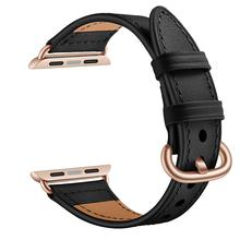 JINYA Luna Leather Band For Apple Watch 42MM / 44MM Black