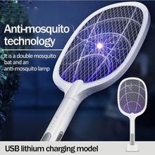 Plastic Racket Automatic Mosquito Killer Swatter/Batt Emx 895