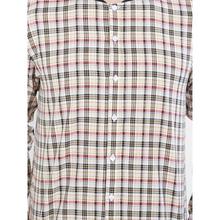 Men White & Black Regular Fit Checked Casual Shirt