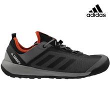 Adidas Grey/Black Terrex Swift Solo Hiking Shoes For Men - BB1992