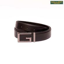 Gallant Gears Black Leather Belt for Men (A010)