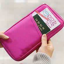 TRAVEL WALLET PASSPORT HOLDER DOCUMENT CREDIT CARD ORGANIZER BAG