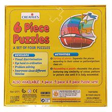 Creative Educational Aids 6 Piece Puzzles Set – Yellow