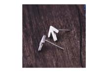 Gold Plated Arrowhead Stud Earrings