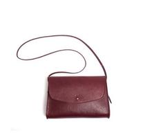 Cley Hill Maroon Solid Sling Bag For Women