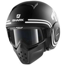 Shark Drak 72 Mat Helmet - Black/White/Orange