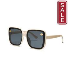 SALE- Fashion Square Frame Bee Sunglasses Men Women Luxury