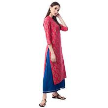 NEW4U Women's Rayon Printed Kurta With Palazzo Set