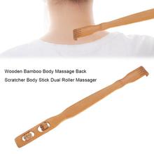 Wooden Handheld Bamboo Massager Back Scratcher