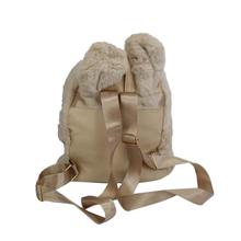 Small Bag New Fur Woolen Lattice Shoulder Bag Fashion Wild College Style Women's Mini Backpack