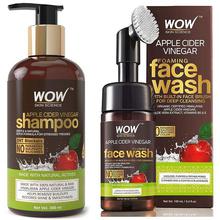 WOW Apple Cider Vinegar No Parabens & Sulphate Shampoo,