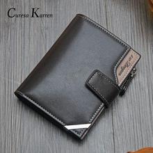 New Korean casual men's wallet Short vertical locomotive