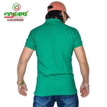 Virjeans Kelly Green Polo Neck Tshirt (VJC 690)