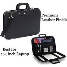 ZALTAN Laptop Messenger Handbag Durable Briefcase PU Leather