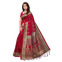 Anni Designer Women's Art silk with blouse piece Saree