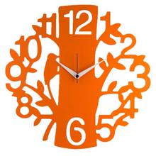 Orange Jungle Analog Wall Clock