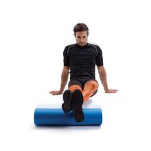 66fit EVA Foam Roller & DVD - Blue - 15cm x 45cm