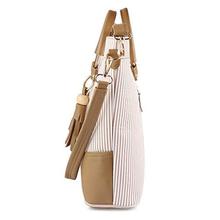 Shining Star Women's Multi-Coloured (Beige+Beige) Handbag