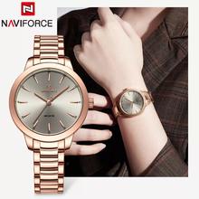 NaviForce NF5025 Women's Simplicity Casual Stainless Steel Quartz Watch
