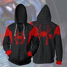 Spider-Man: Into the Spider-Verse Miles Morales Hoodies Coat Spiderman