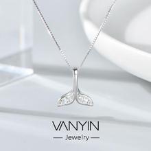 Creative jewelry_wanying jewelry fishtail necklace s925