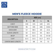 KTM CTY Men's Fleece Hoodie Jacket (KFH95714-5a)