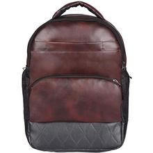 GALARIX PU Leather 15.6 inch Laptop Bag Backpack for Men -