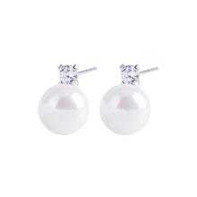 Pearl earrings_Wan Ying diamond earrings s925 sterling