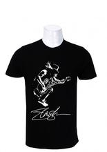 Wosa - SLASH Black Print Half Sleeve Tshirt for Men