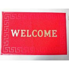 Nonslip WELCOME PVC  Door Mat ( Red )