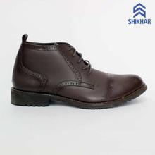 2922 Leatherite Casual Boot For Men- Coffee Brown