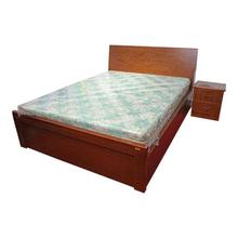 Sunrise Furniture Seesau Wood Frame Small Size Bed With 1 Side Table - Walnut