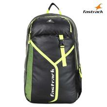 Fastrack Black/Neon Back To Campus Backpack For Men - A0656NBK01