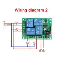 4 Channel Remote with Relay Receiver