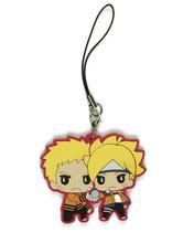 Naruto's Son And Daughter Rubber Key Chains – Multicolor