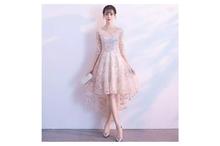 Chic Elegant Pink Slim Party Dress Formal Gown