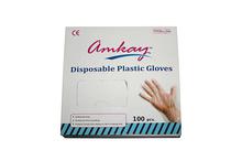 Transparent Plastic Gloves- 100 Pieces