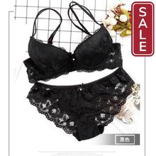 SALE -  New  Lace Embroidery Bra Set Women Plus Size Push Up