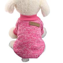 Classic Dog Clothes Warm Puppy Outfit Pet Jacket Coat Winter Dog Clothes Soft Sweater Clothing For Small Dogs Chihuahua noDC5