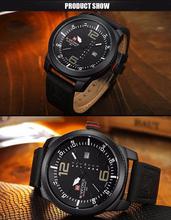 NaviForce Date/Day Function Jet Black Analog Watch (NF9063)