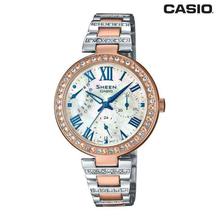 Casio Sheen Round Dial Chronograph Watch For Women -SHE-3803SG-7AUDR