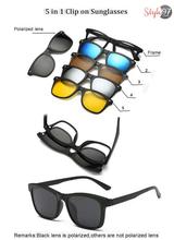 5 in 1 Clip on Sunglasses