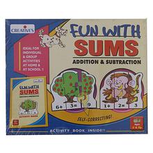 Creative Educational Aids Fun With Sums Picture Puzzle - Multicolored