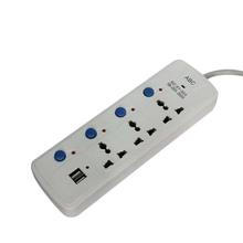 ABC SY-394 3-Multi Socket Port Power Strip With 2 USB Port