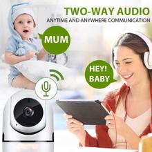 Intelligent Audio/Video WiFi HD Baby Monitor Auto Human Movement Tracking Cloud Storage