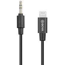 BOYA 3.5mm Male TRS to Male Lightning Adapter Cable (20cm)